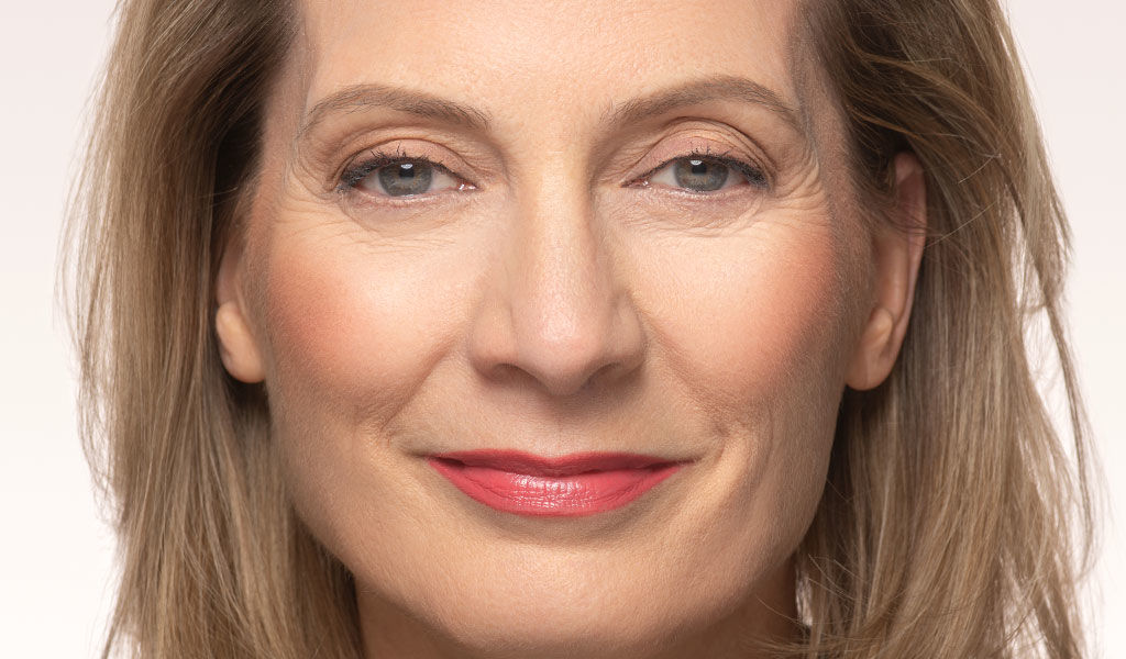 Nachher Ansicht mit Make-up in der Desktop Variante