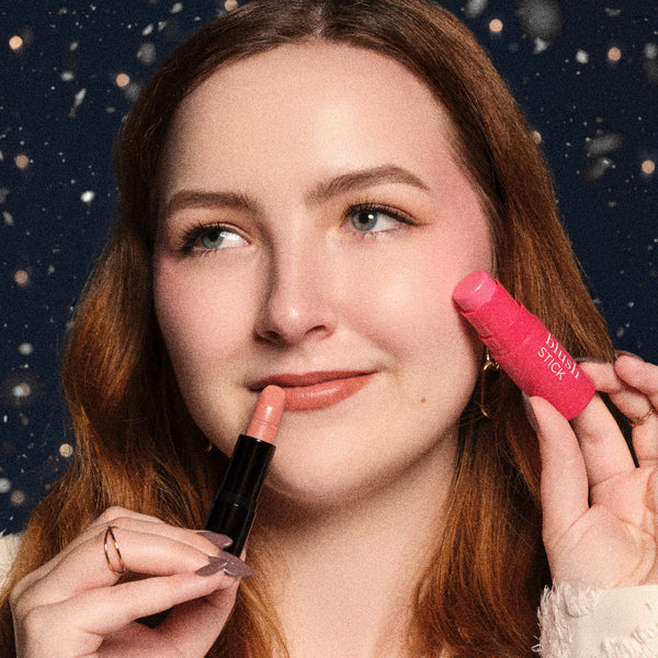 Rosy-Nude Festtagsslook