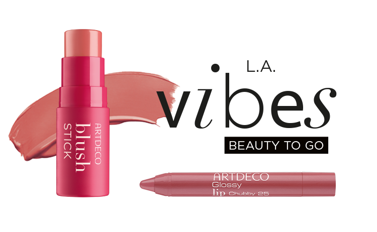 Kollektionsname mit den neuen Highlight-Produkten wie dem Blush Stick und dem Glossy Lip Chubby
