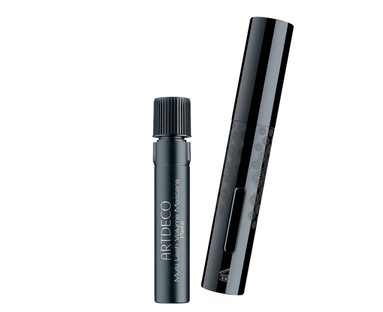 Multi Lash Volume Mascara bestehend aus Mascara Einheit und dazugehörigen Refill