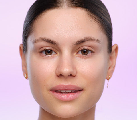 Vorher Ergebnis des Schminktipps für ein leichtes Tages-Make-up