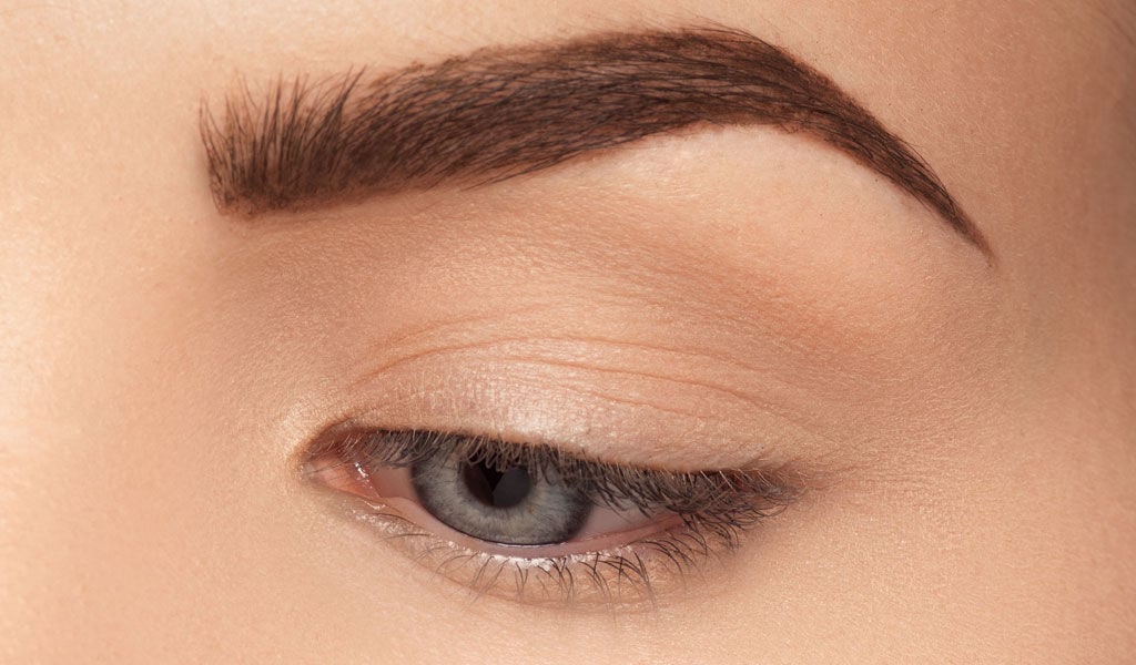 Vorher-Effekt des Schminktipps "Cut Crease schminken"